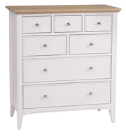 New England Painted Chest of 7 Drawers