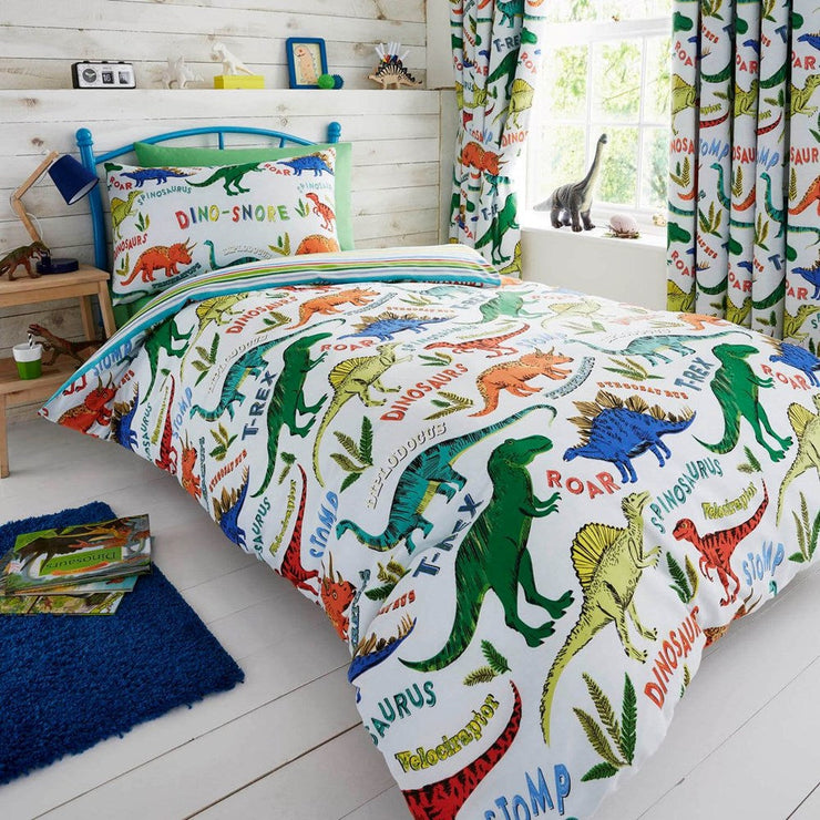 Dino Snore Duvet Cover