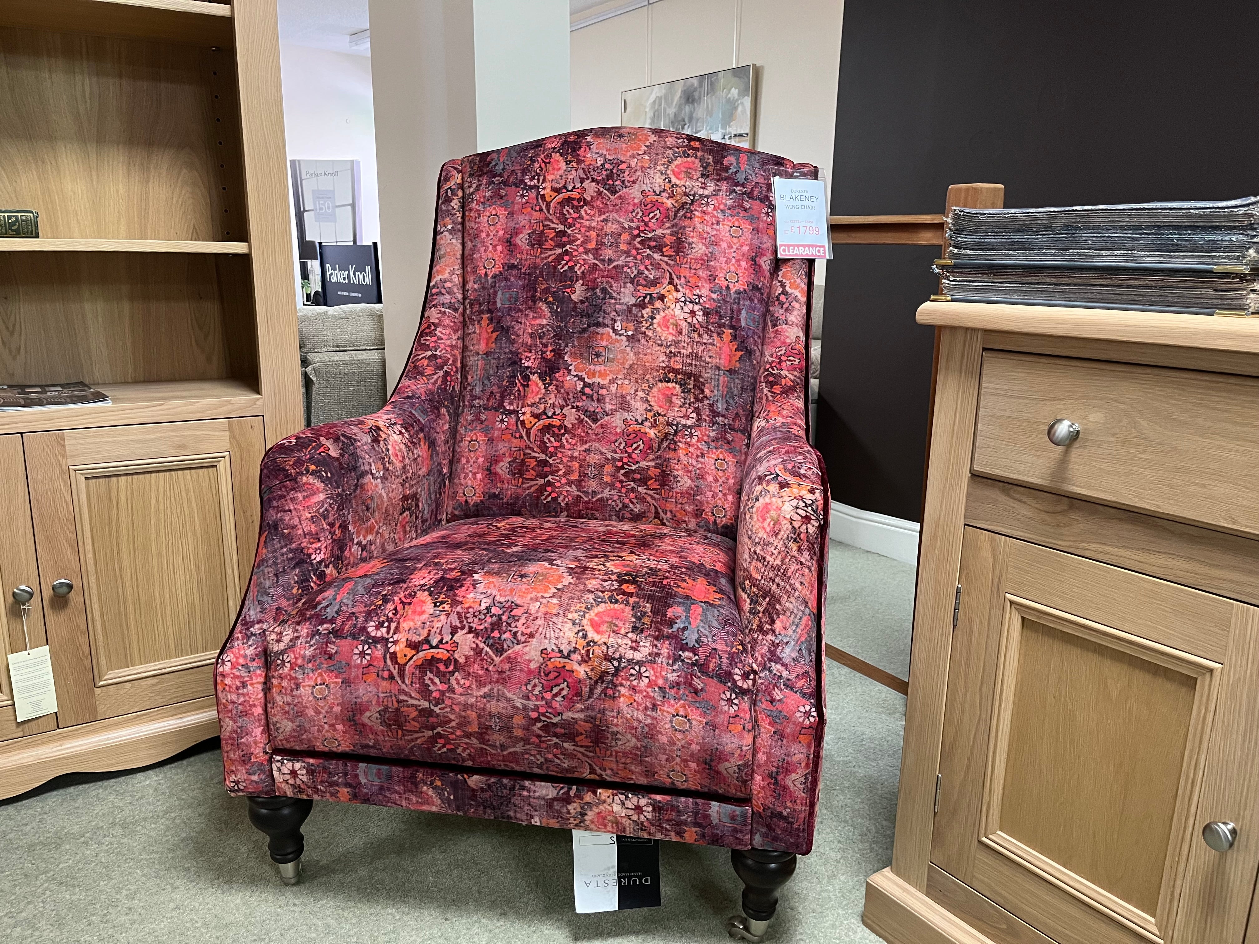Duresta wing chair online