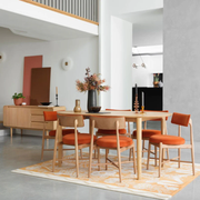 G Plan Winchester Flora Dining Chair - Orange