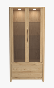 Stockholm 2 Door 2 Drawer Display Cabinet