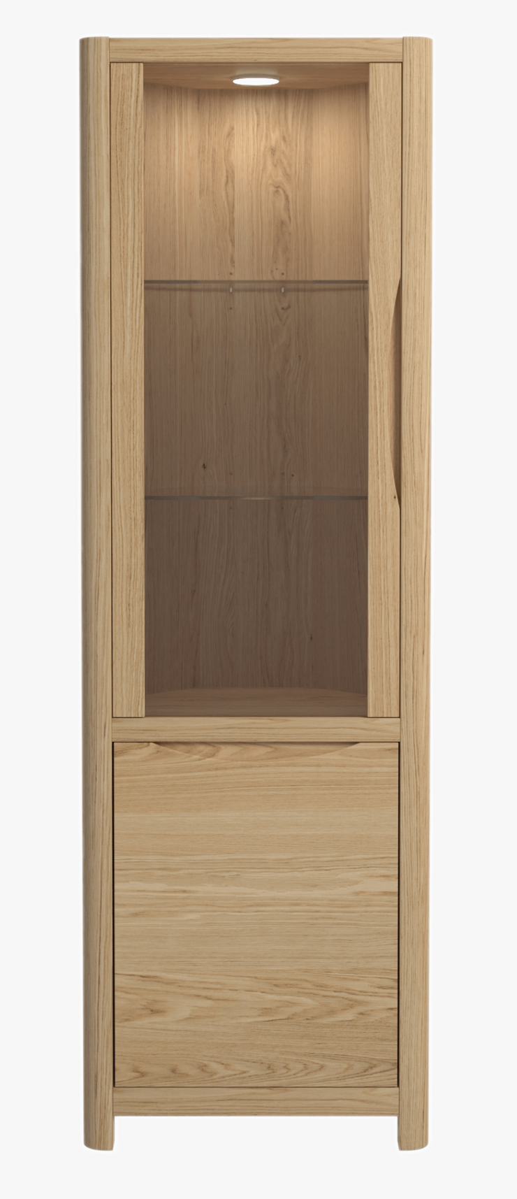Stockholm 2 Door Corner Display Cabinet