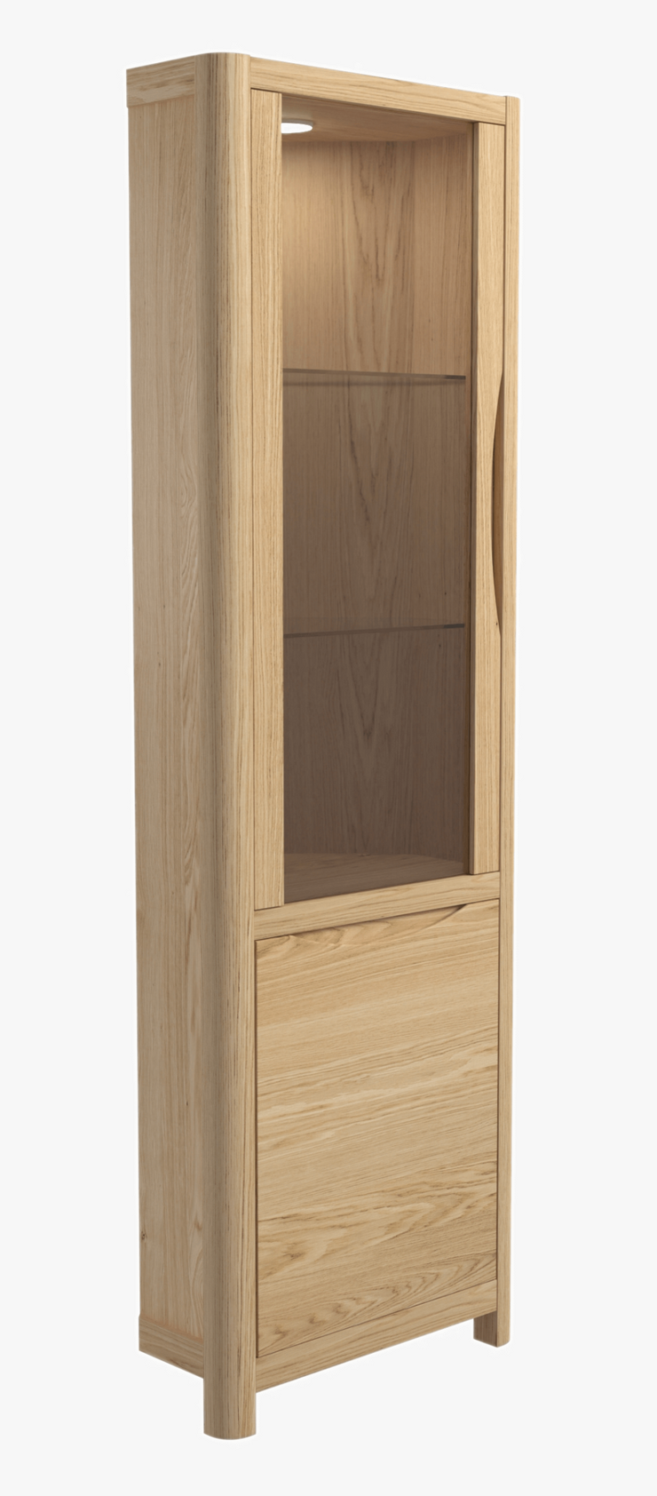 Stockholm 2 Door Corner Display Cabinet