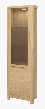 Stockholm 2 Door Corner Display Cabinet