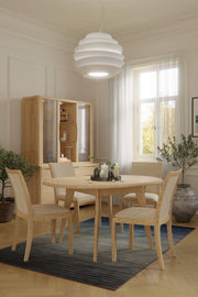 Stockholm Compact Round Extending Dining Table