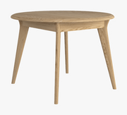 Stockholm Compact Round Extending Dining Table