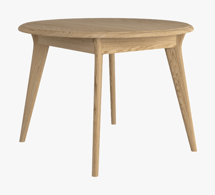 Stockholm Compact Round Extending Dining Table