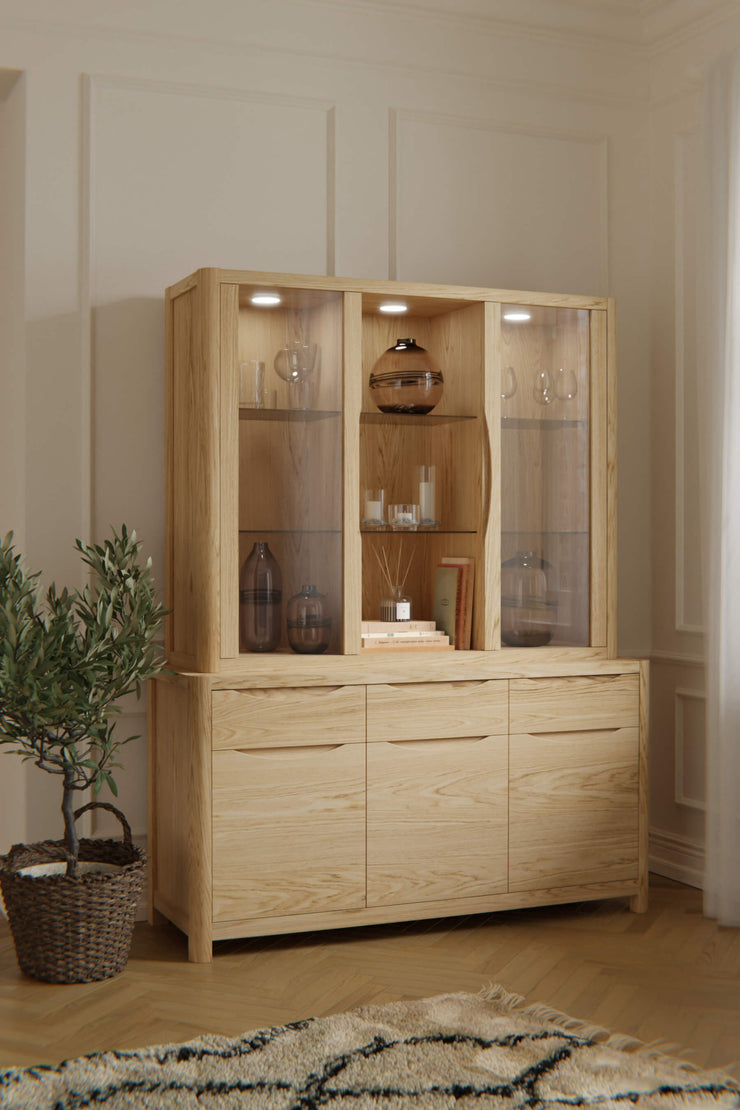 Stockholm Display Top for 3 Door Sideboard