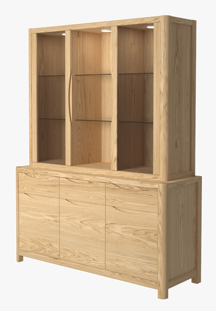 Stockholm Display Top for 3 Door Sideboard