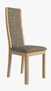 Stockholm Oak High Back Chair