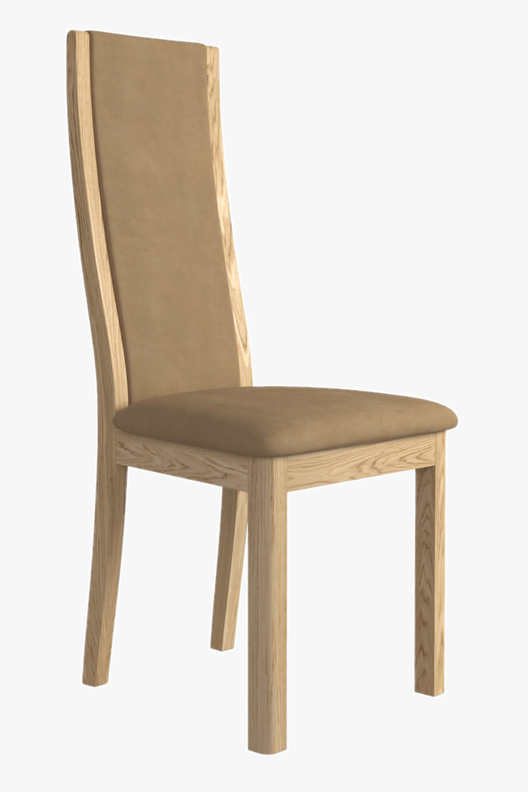 Stockholm Oak High Back Chair