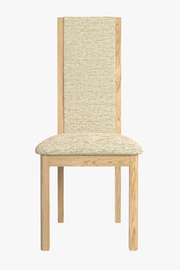 Stockholm Oak High Back Chair