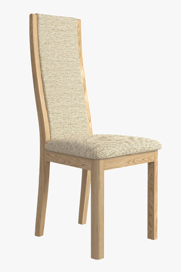 Stockholm Oak High Back Chair