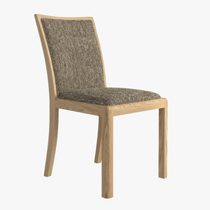 Stockholm Oak Low Back Chair
