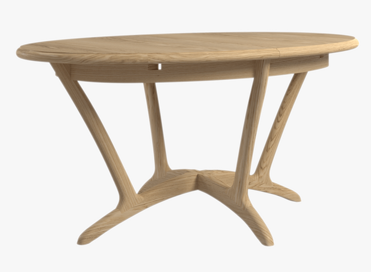 Stockholm Oval Extending Dining Table