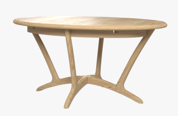 Stockholm Oval Extending Dining Table