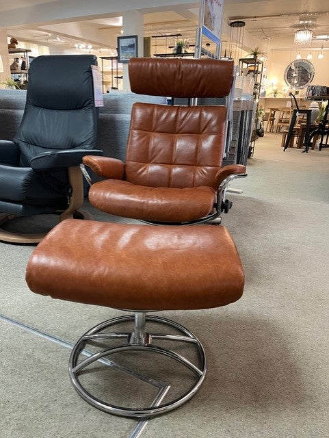 Stressless London Chair and Stool