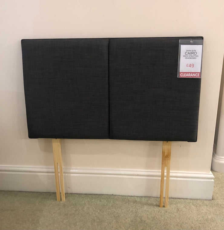 Swan Glen Cairo 90cm Strutted Headboard