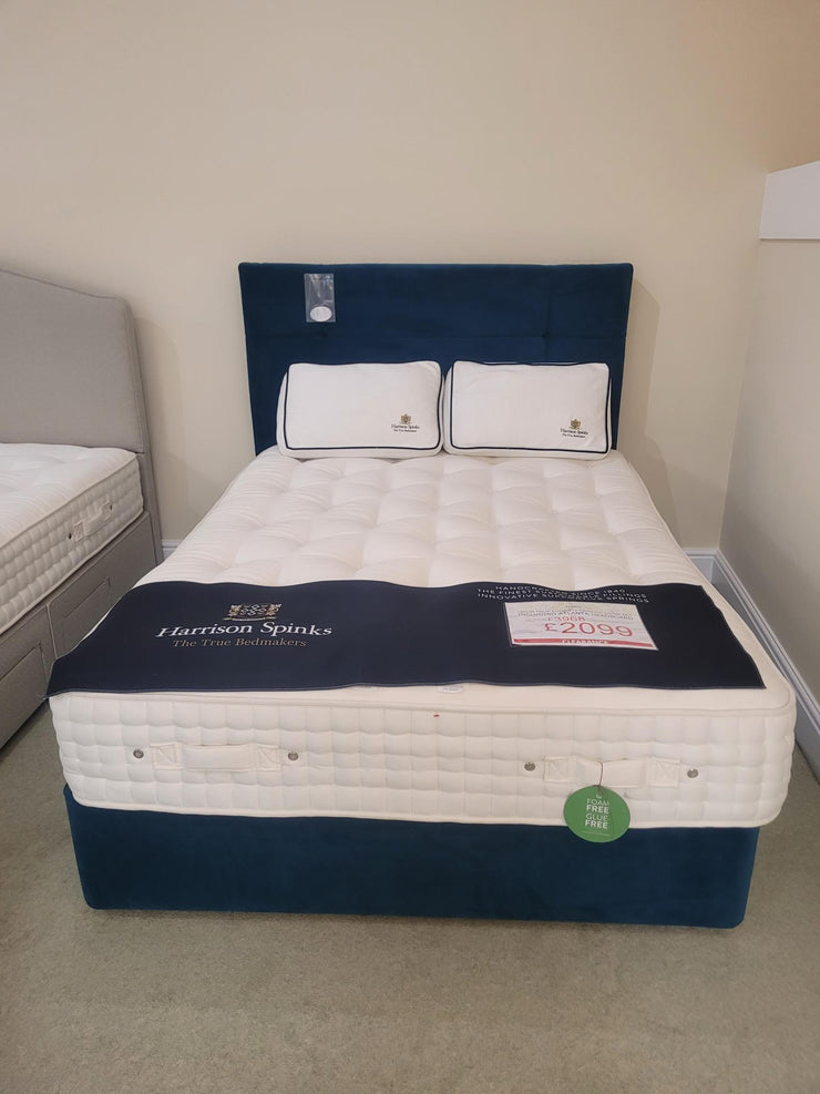 Harrison Peony 150cm True Edge 2+2 Drawer Divan Set Including Atalanta Headboard