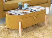 SoFo Oval Legged Ottoman