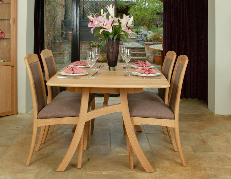 Andrena Albury Boat Shaped Extending Dining Table