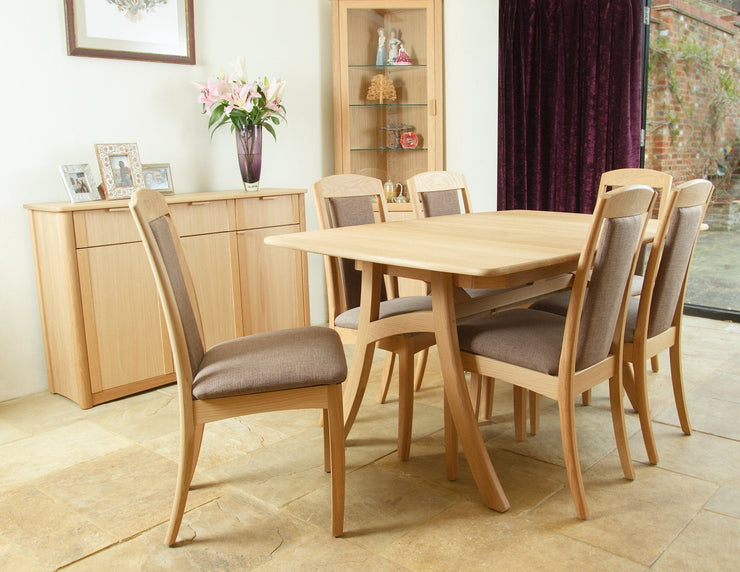 Andrena Albury Boat Shaped Extending Dining Table