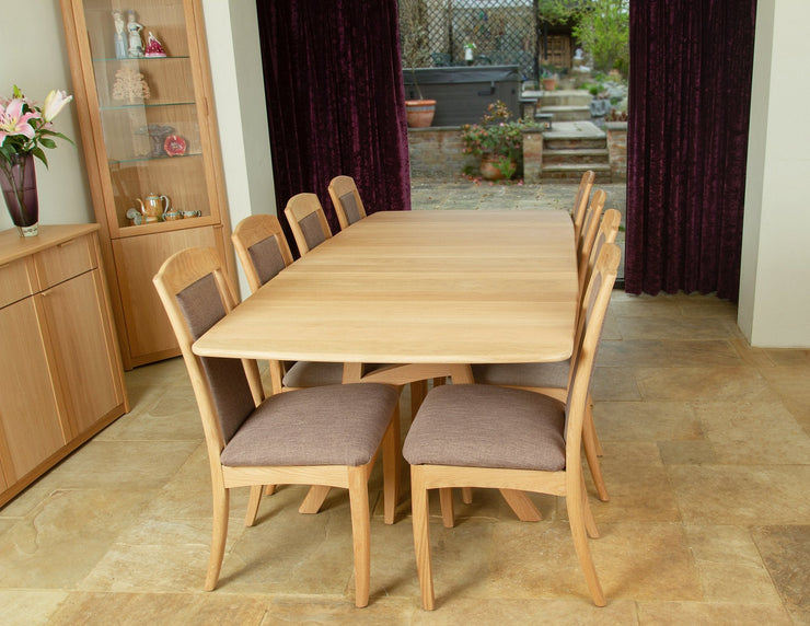 Andrena Albury Boat Shaped Extending Dining Table