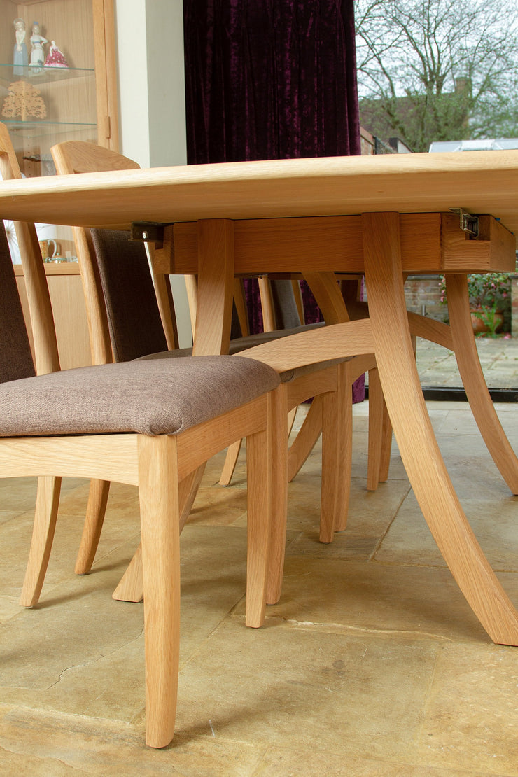 Andrena Albury Boat Shaped Extending Dining Table