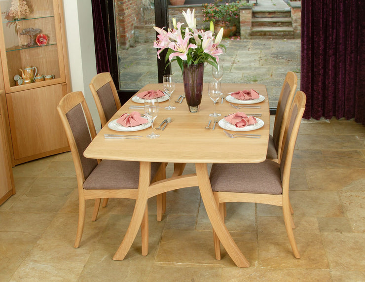 Andrena Albury Boat Shaped Extending Dining Table