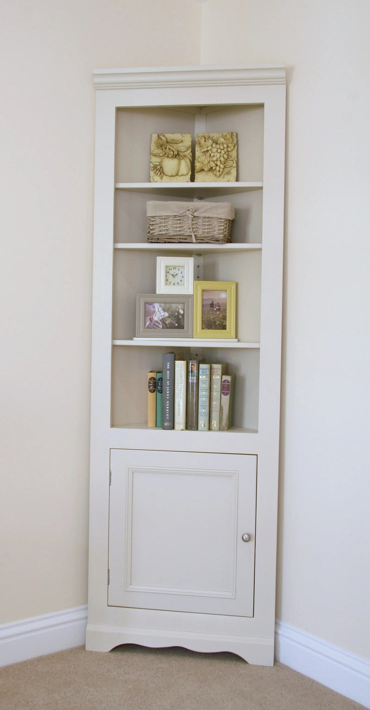 Andrena Barley Corner Display Cabinet