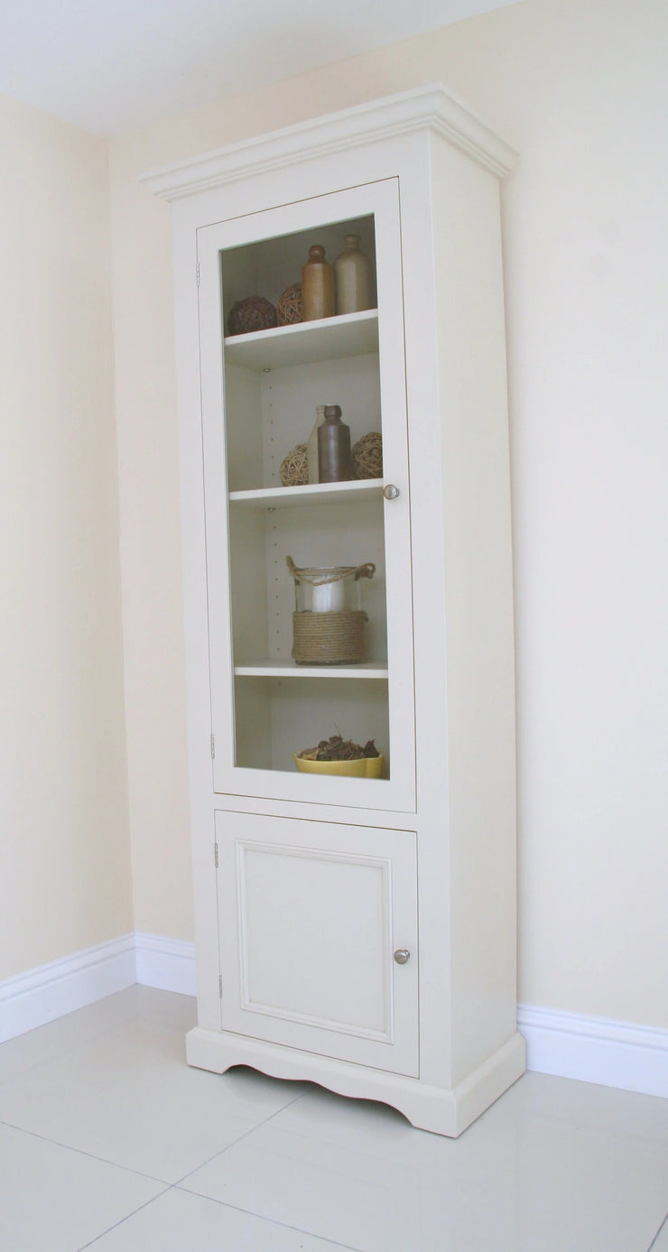 Andrena Barley Narrow Glazed Bookcase