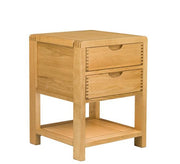 ercol Bosco 2 Drawer Bedside Table