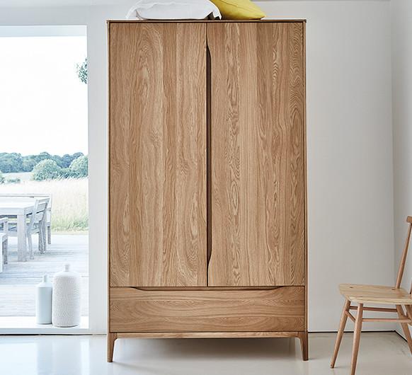 ercol Rimini 2 Door Wardrobe