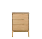 ercol Rimini 3 Drawer Bedside Table