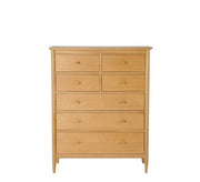 ercol Teramo 7 Drawer Tall Wide Chest Of Drawers