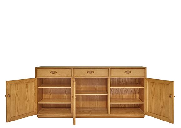 ercol Windsor 3 Door High Sideboard