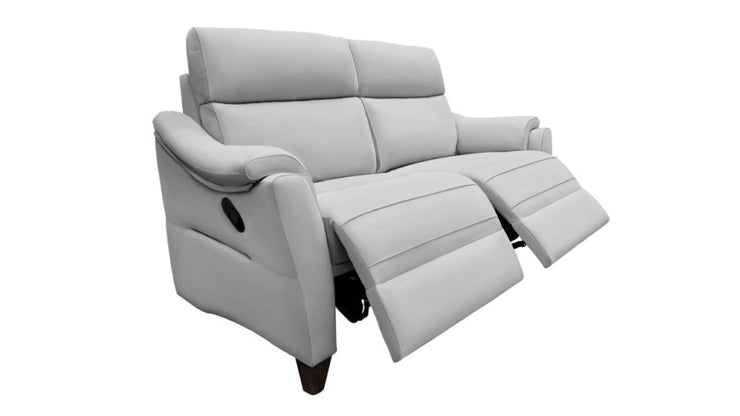 G Plan Hurst Leather Small Recliner Sofa