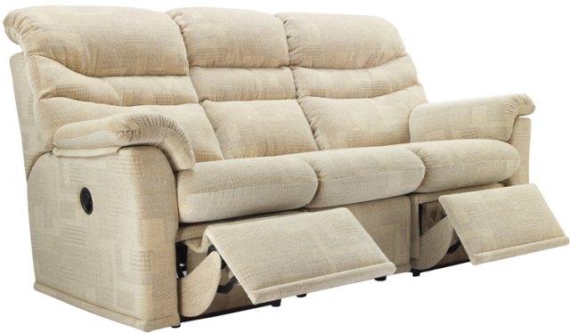 G Plan Malvern Fabric 3 Seater Recliner