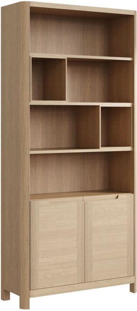 Lundin High Bookcase 2 Door