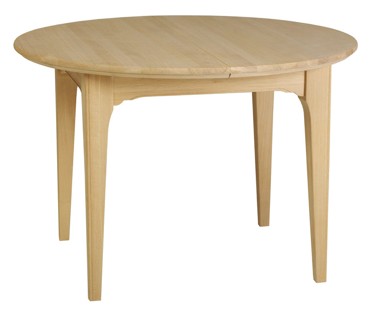 New England Oaked Table – Round, Extending