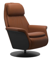 Stressless® Sam Power Disc Base Chair with Wood