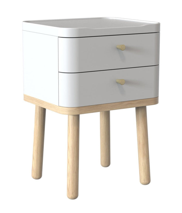 Trua Bedside Chest 2 Drawers
