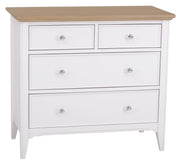 New England Painted Chest of 4 Drawers (2+2)